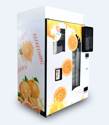 자동 동전에 의하여 운영하는 신선하게 짜진 오렌지 주스 자동 판매기 냉장계
